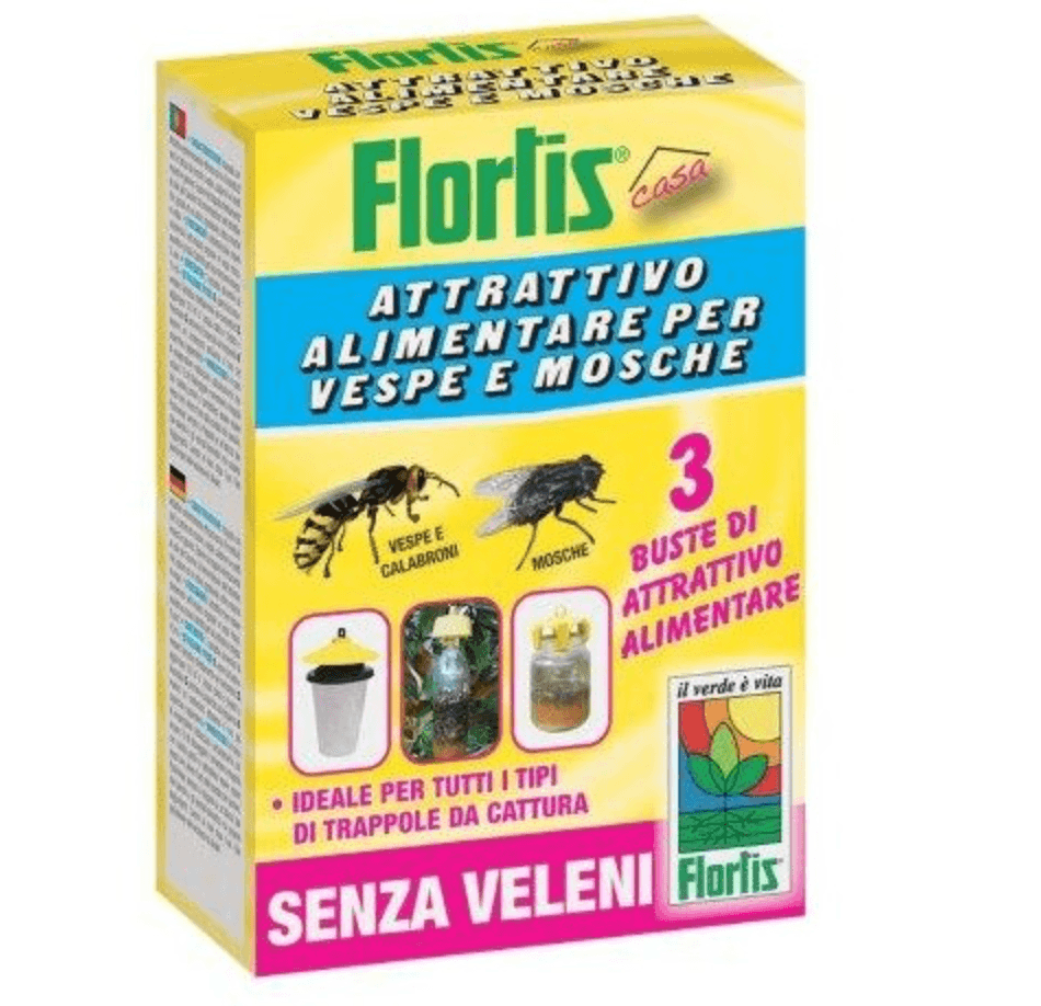 Attrattivo alimentare per vespe e mosche 3pz Flortis - Brico Sapiens - L' evoluzione del fai da te Attrattivo alimentare per vespe e mosche 3pz Flortis - Brico Sapiens - L' evoluzione del fai da te